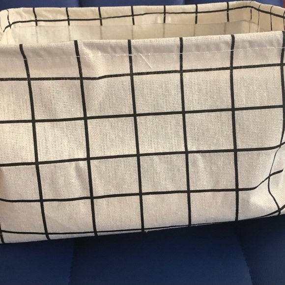 4pack lightweight canvas fabric collapsible storage tote with brown strap FREE - Picture 11 of 11